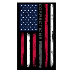 CORRECTIONS FLAG STICKER 