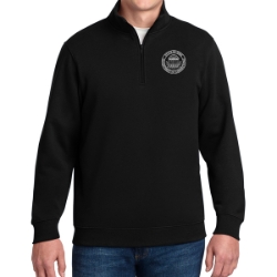 Sport-Tek 1/4 Zip Sweatshirt, Black (XS-M) 