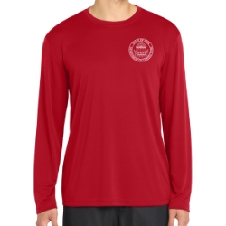 Sport-Tek Long Sleeve Posicharge Competitor Tee, True Red (L) 