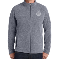 Port Authority Heather Microfleece Full Zip Jacket 