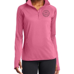 Sport-Tek Ladies Sport-Wick Stretch 1/4 Zip Pullover 